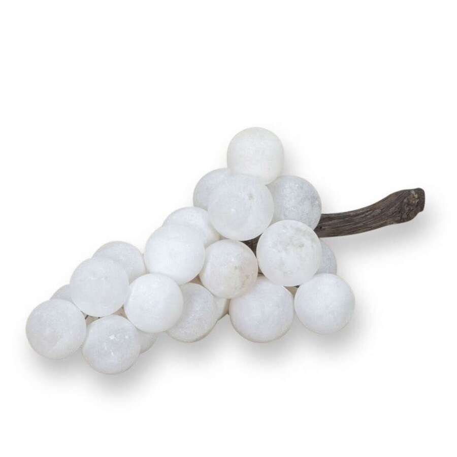 19th Century Italian Alabaster And Marble Grapes