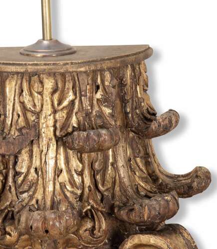Pair Of 19th Century Corinthian Table Lamps