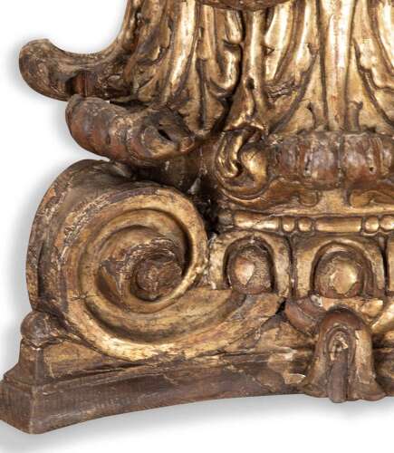 Pair Of 19th Century Corinthian Table Lamps