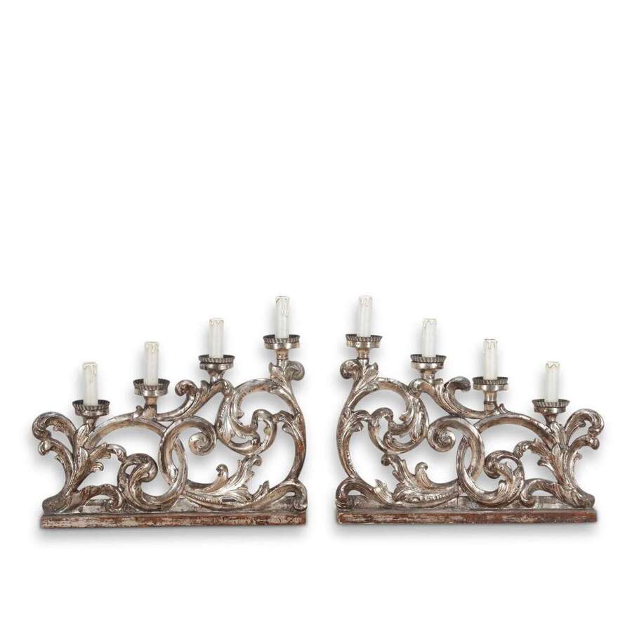 Italian 19th Century Carved Candelabra