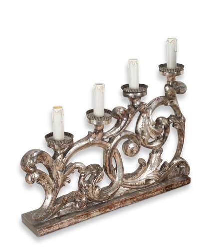 Italian 19th Century Carved Candelabra