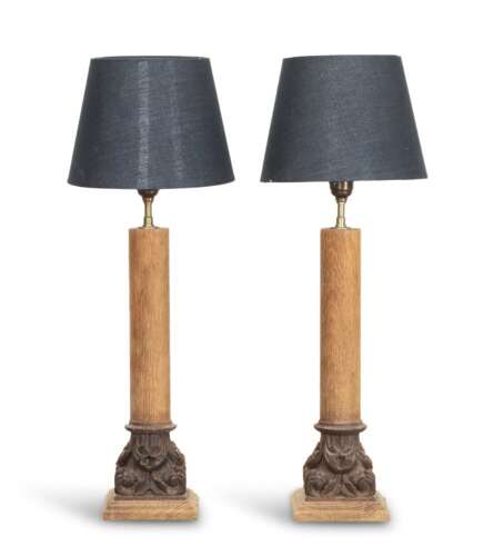 Pair Of 19th Century French Stylish Corinthian Col...