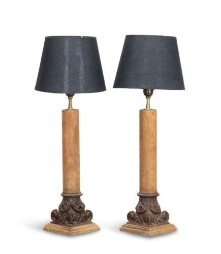 Pair Of 19th Century French Stylish Corinthian Col...