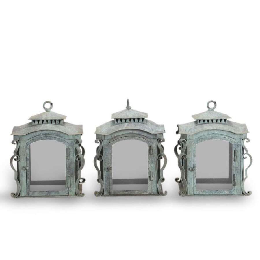 Set Of Three Large 19th Century French Lanterns