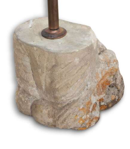 Pair Of 18th Century French Stone Paw Table Lamps