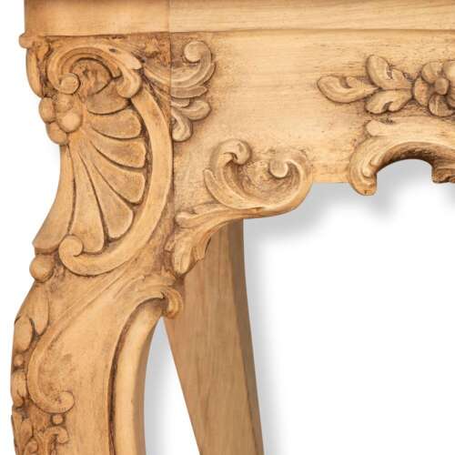 French Bleached Walnut And Marble Occasional Table