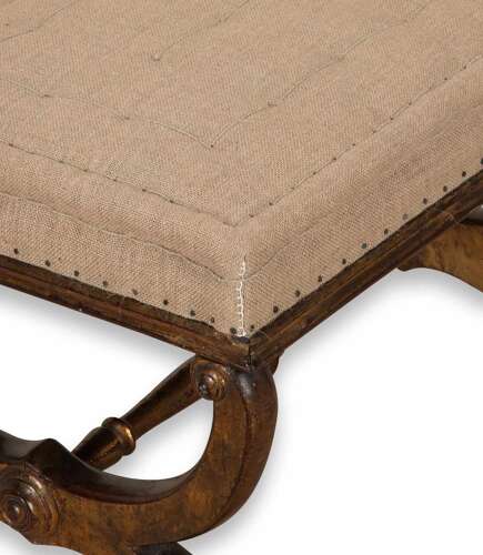 19th Century French Walnut Stool