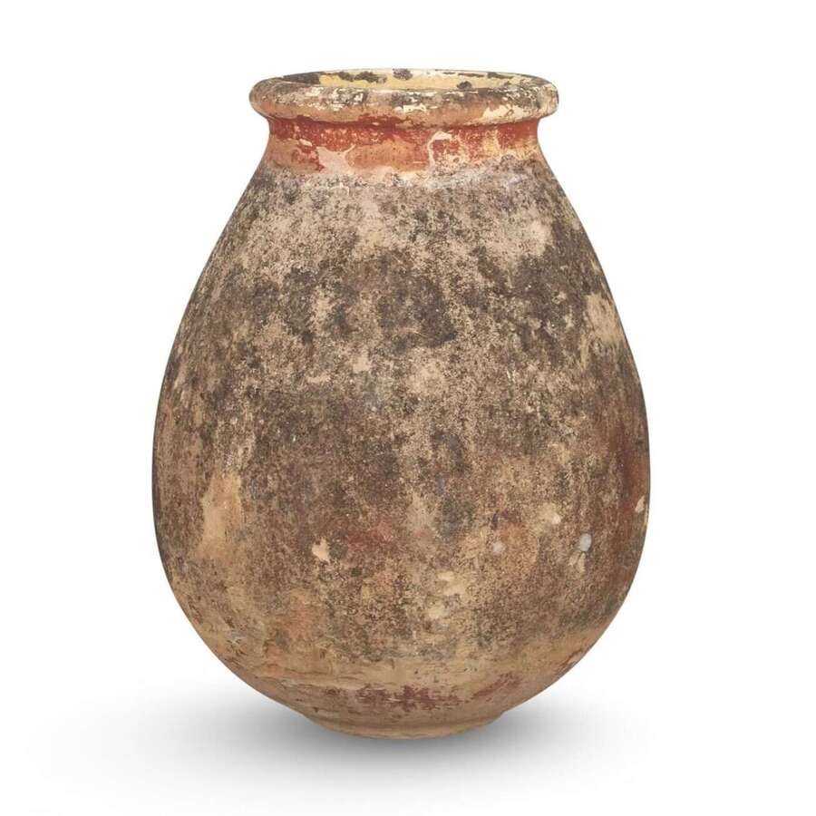 Large 18th Century French Stone Biot Pot