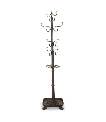 19th Century English Cast Iron Coat And Hat Stand