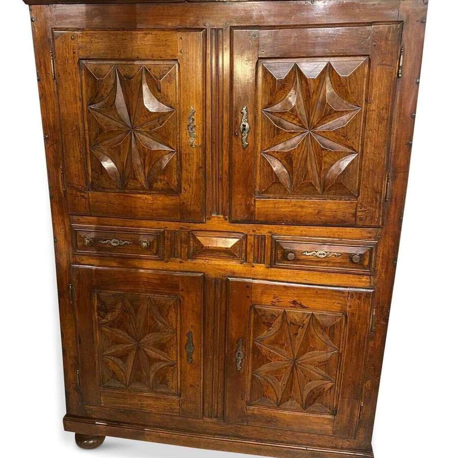 Stunning Spanish Walnut Provincial Cupboard