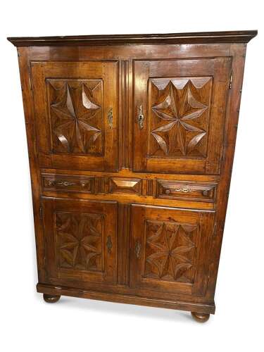 Stunning Spanish Walnut Provincial Cupboard