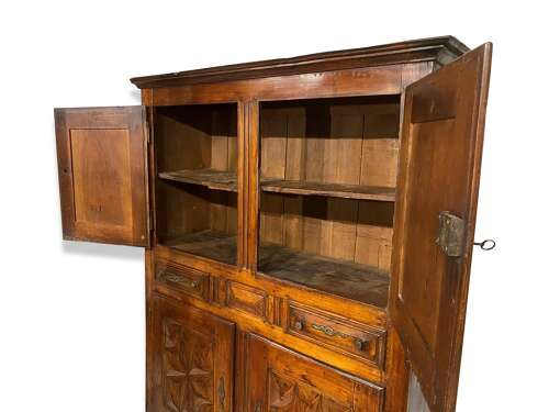 Stunning Spanish Walnut Provincial Cupboard