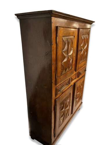 Stunning Spanish Walnut Provincial Cupboard