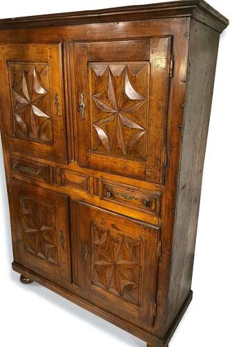 Stunning Spanish Walnut Provincial Cupboard