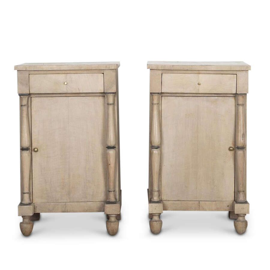 Pair of Swedish Bedside Cabinets