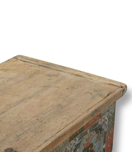 18th Century Tyrolean Hand Painted Chest