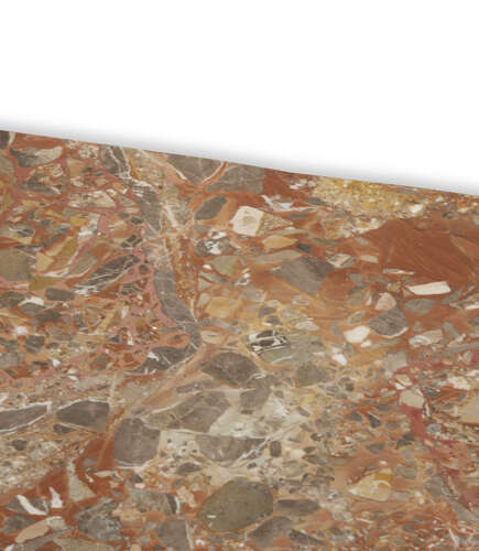 French !8th Century Carved Marble Top Console