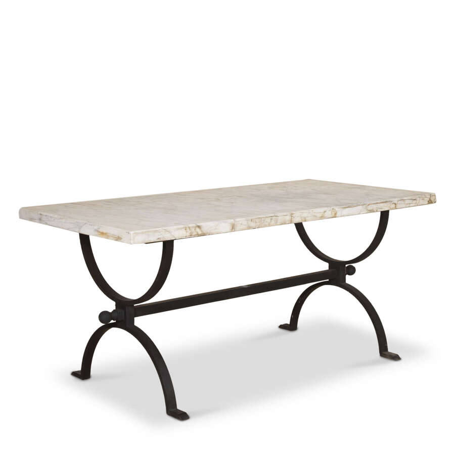A wonderful large 20th Century French garden table from the Provence region